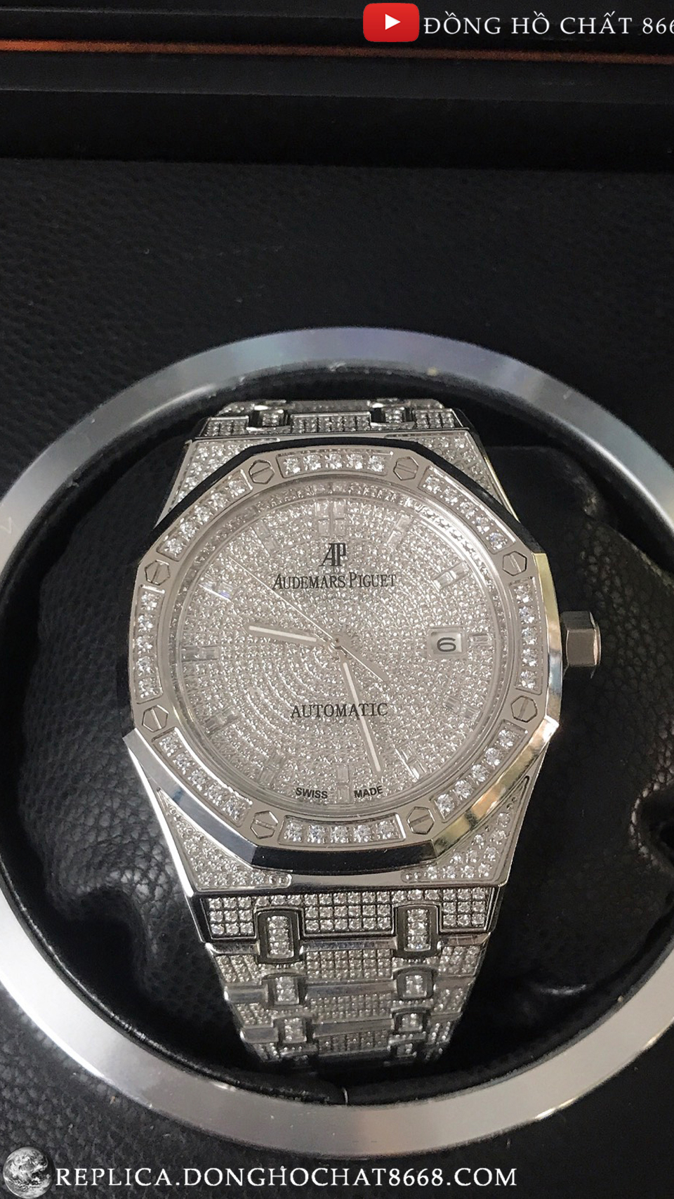 Audemars piguet full diamond replica best sale