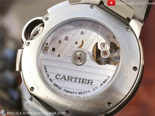 Đồng hồ Cartier Rep 1:1 trang bị bộ máy cơ Thụy Sỹ bền bỉ