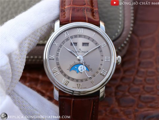 Đồng hồ Blancpain Rep 1 1 Villeret 6654-1113-55B Grey Dial