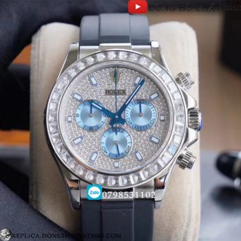 Đồng hồ Rolex Replica 1:1 Daytona Cosmograph Diamond Blue