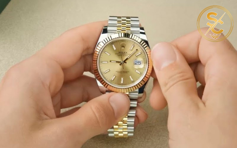 cách chỉnh ngày đồng hồ rolex