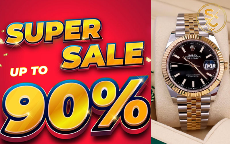 đồng hồ rolex giảm giá 90