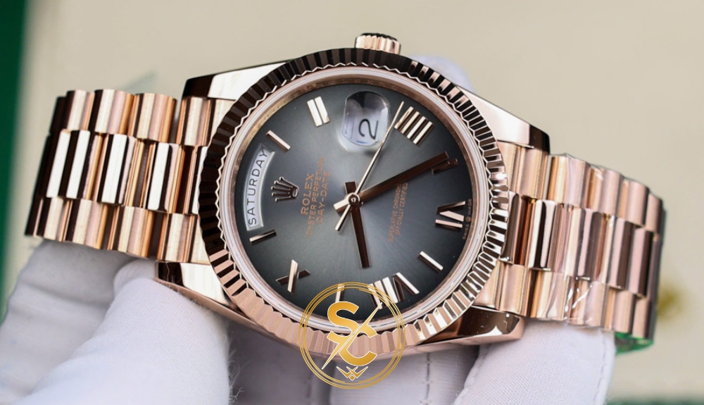 dong ho fake rolex gia 10 trieu Đồng hồ Rolex Day Date giá 10 triệu vỏ thép mạ vàng